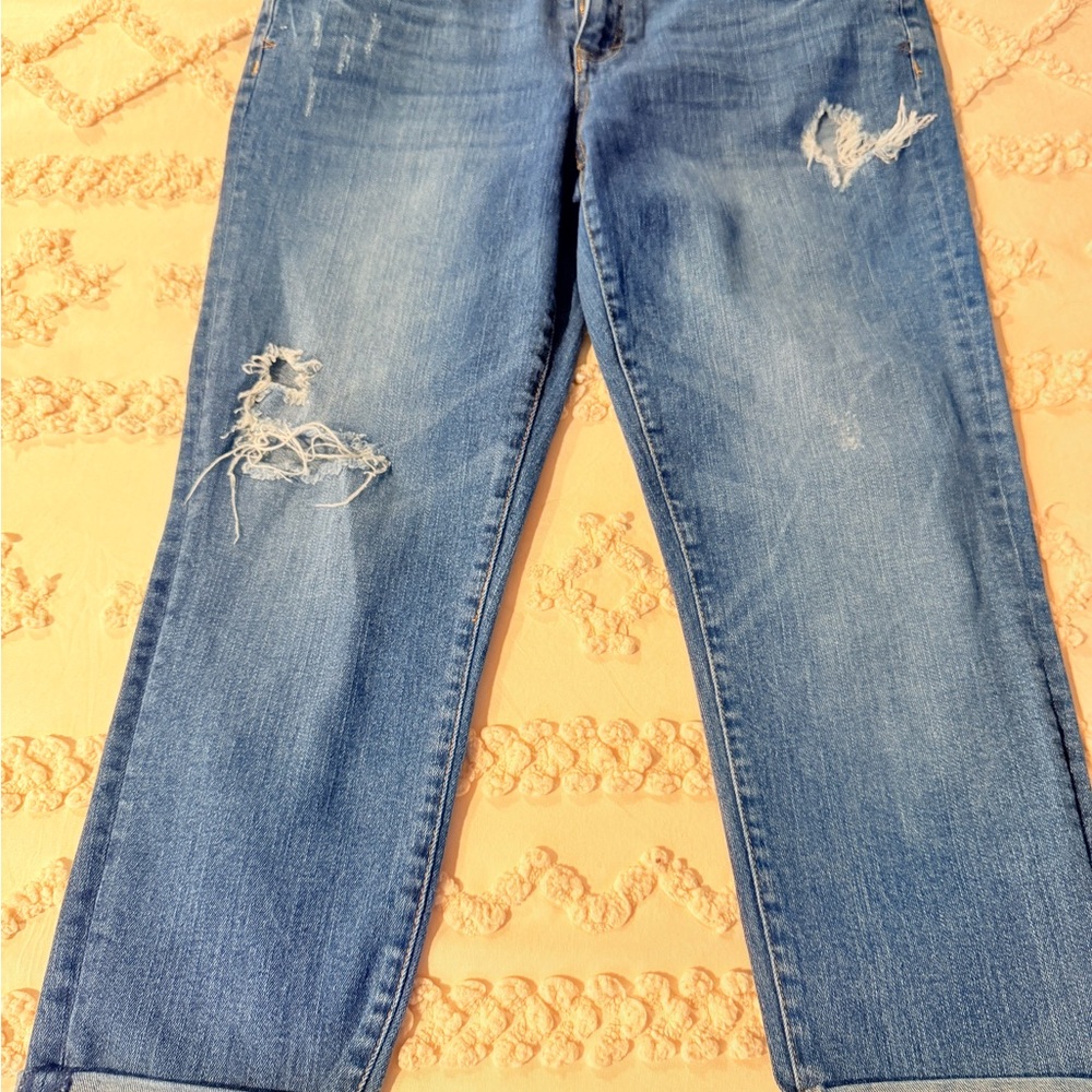 Aeropostale Blue Distressed Boyfriend Jeans